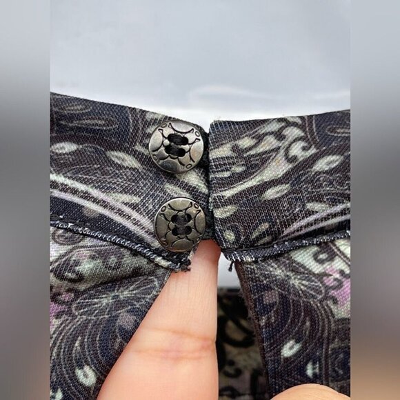 Free People Cabaret Long Sleeve Maxi Dress Dark Combo XS - Picture 6 of 15